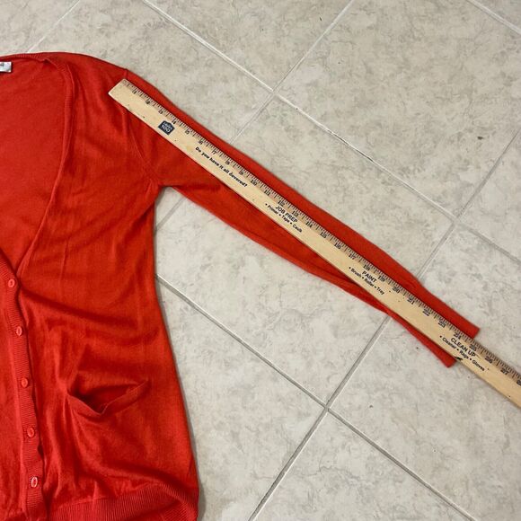 NORDSTROM Collection Silk/ Cashmere Button Front Cardigan Sweater women’s size S - Picture 10 of 12